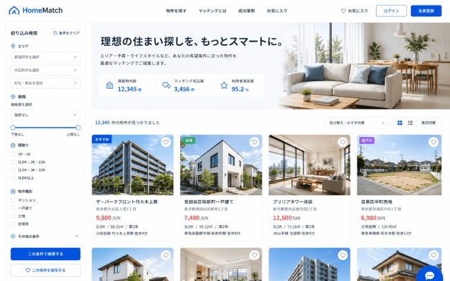 不動産マッチングサイト